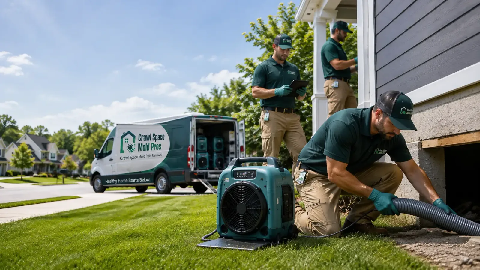 Crawl Space Mold Removal in Reeder, ND
